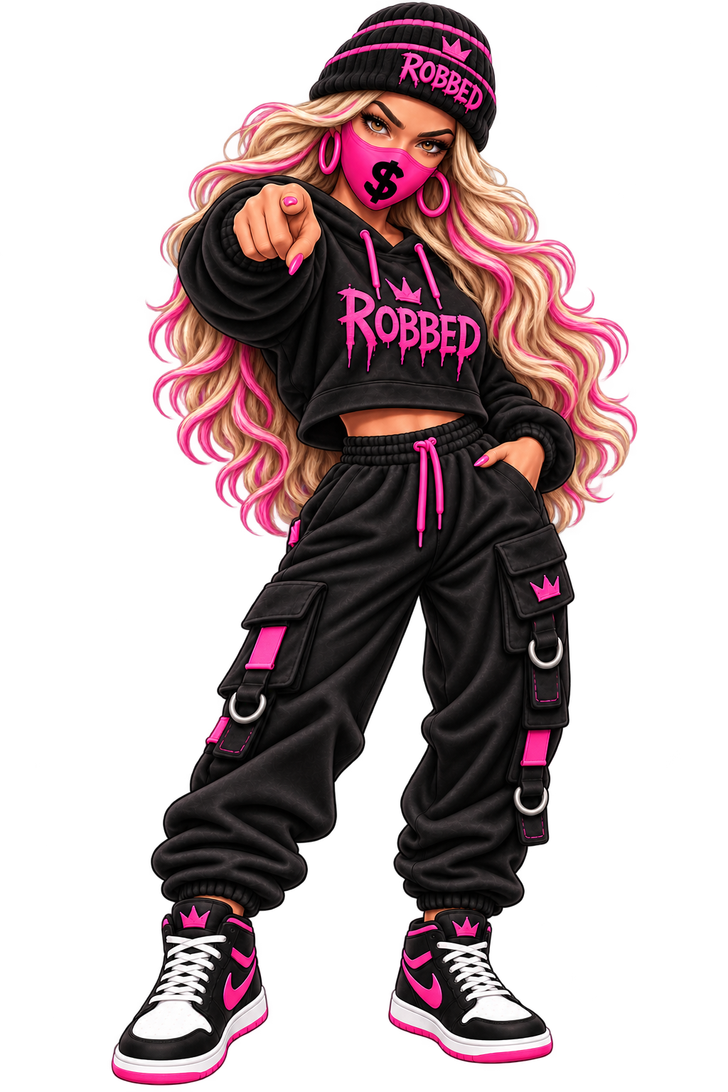 Blonde & Pink